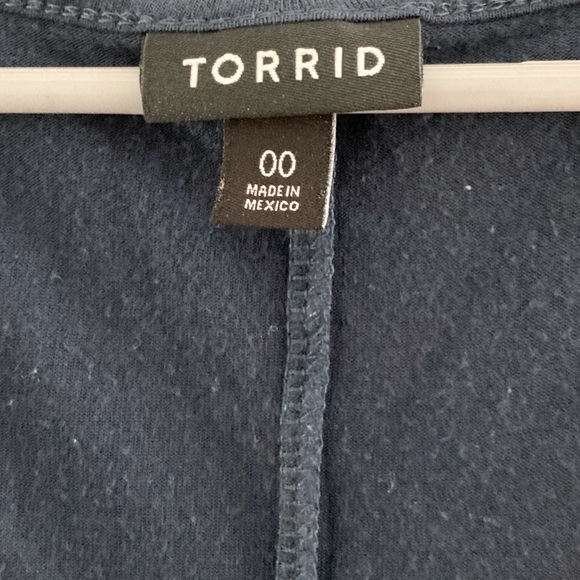 Torrid Long Sleeve Shirt Torrid Size 00 Good Vibes Shirt Torrid Shirt Plus Size - Picture 3 of 3